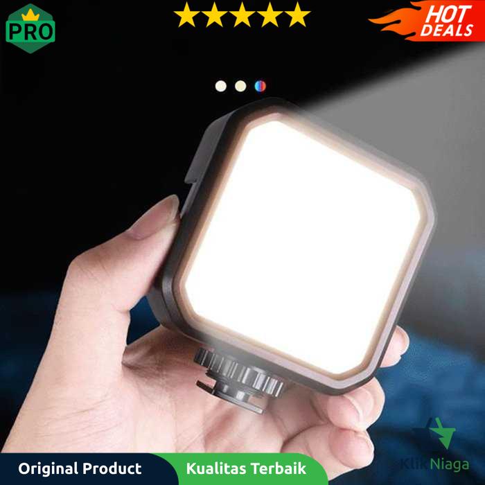 Gambar inLight Lampu Kamera Mini RGB LED Portable Photo Video Light 1200mAh dari KLIK NIAGA undefined Tokopedia