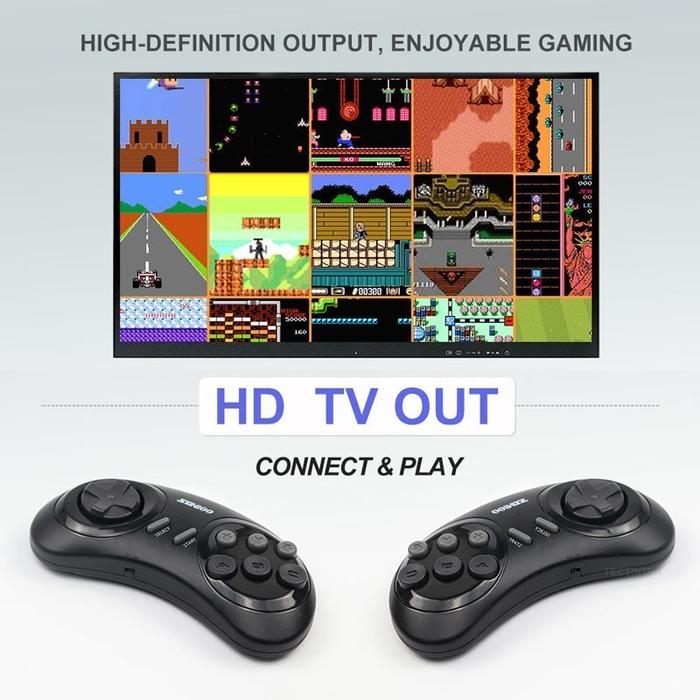 Gambar Advanced 16 Bit MD Retro Video Game Conso For Sega Genesis dari Barza Goods Store undefined Tokopedia