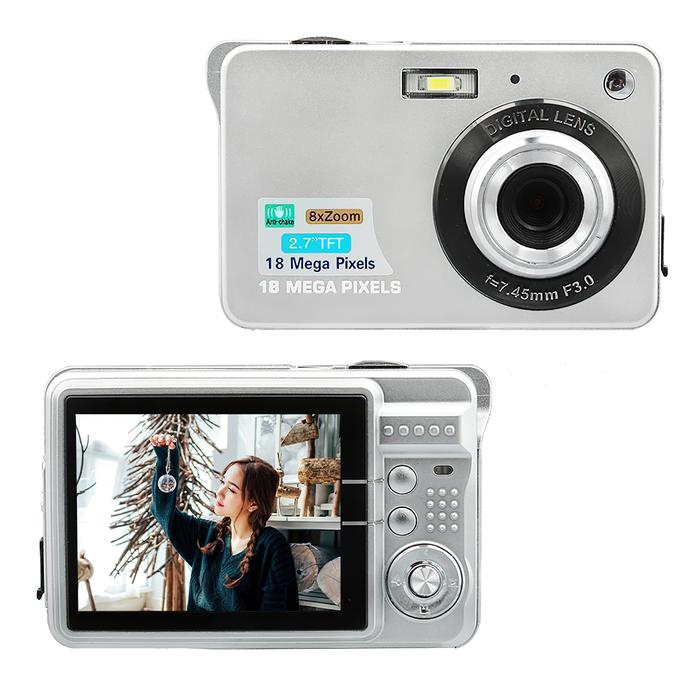 Gambar WH Portable 720P Digital Camera Video Camera 18MP Photo 8X Zoom Anti dari WorryFree Hasina undefined Tokopedia