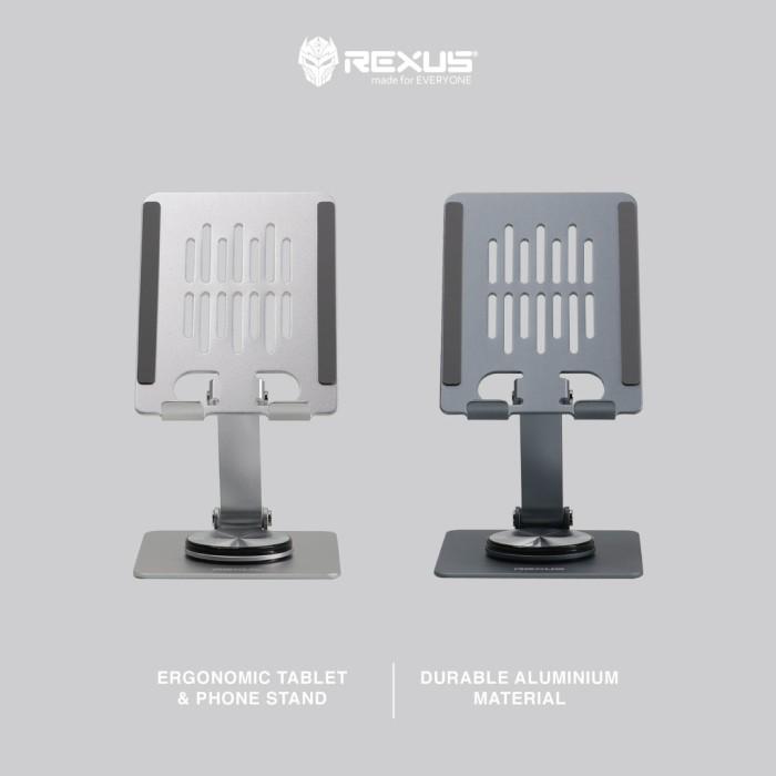 Gambar REXUS DECHA MINI FP05 TABLET/PHONE Stand - Silver dari Level99Store undefined Tokopedia