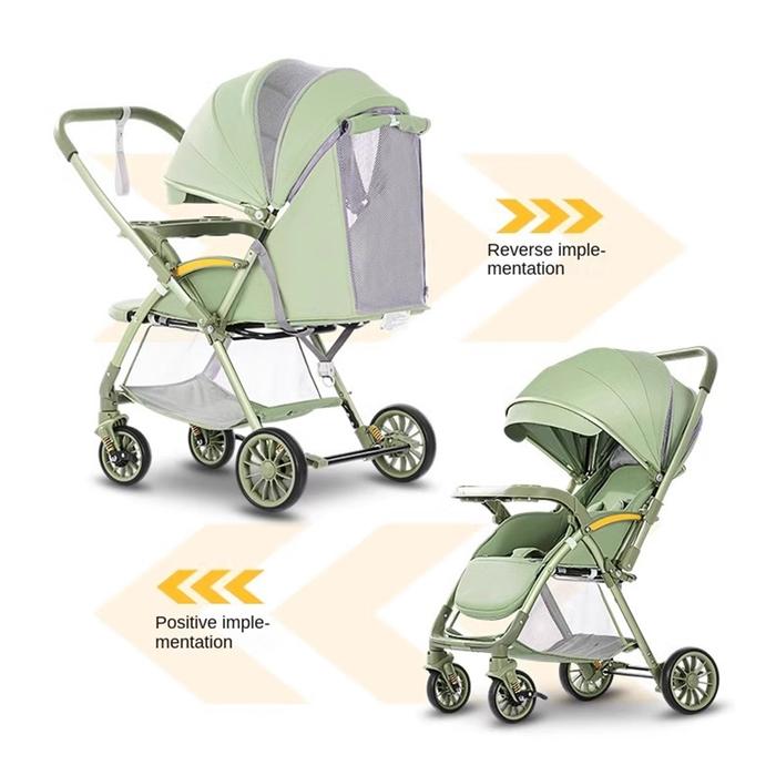 Gambar Twin Strollers Can Be Split And Combined Bidirectional Implementa dari Odette Aurora undefined Tokopedia