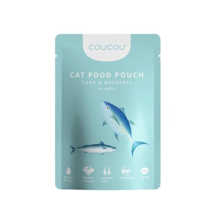 Gambar Wet Food Premium COUCOU Pouch 85gr ( Makanan Kucing Basah) - tuna&mackerel dari Siamese Pet undefined Tokopedia