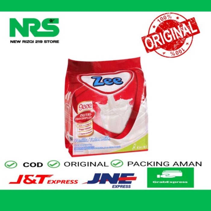 Gambar Zee Bag Vanilla - Zee Milk Bag Vanilla Twist 10 X 40gr - Susu Zee dari Denoza Shop undefined Tokopedia