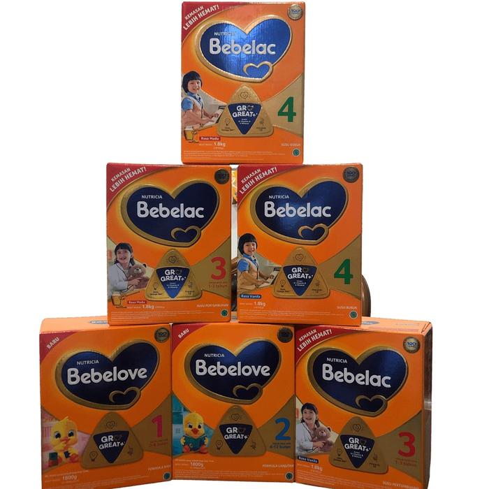 Gambar SUSU BEBELAC BEBELOVE 1 800GR USIA 0-6 BULAN  BARU LAHIR - 1 dari PD Manis Palembang undefined Tokopedia