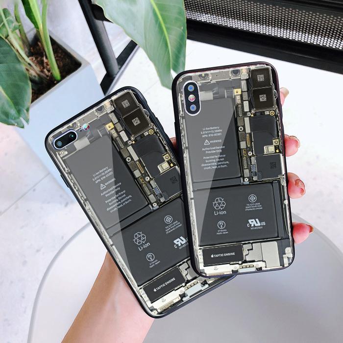 Gambar Retro Wind Glass Circuit Board mobile phone case for iphone 14 13 12 dari sipitstore9 undefined Tokopedia
