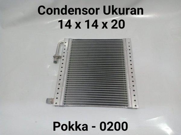 Gambar Condensor Kondensor Rubahan Universal Ukuran 14 x 14 x 20 Nepel oring r12 Pokka dari Sendi Setiawan Sidik undefined Tokopedia