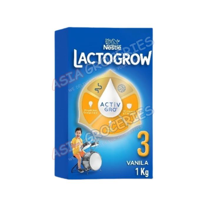 Gambar PPC NESTLE LACTOGROW 3 1 KG HAPPYNUTRI VANILA SUSU PERTUMBUHAN 1-3 TAHUN dari baby shop QUINN undefined Tokopedia