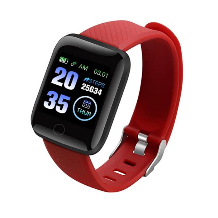 Blood Pressure Step Tracker Watch Jual 116Plus D13 Smart Watch Men