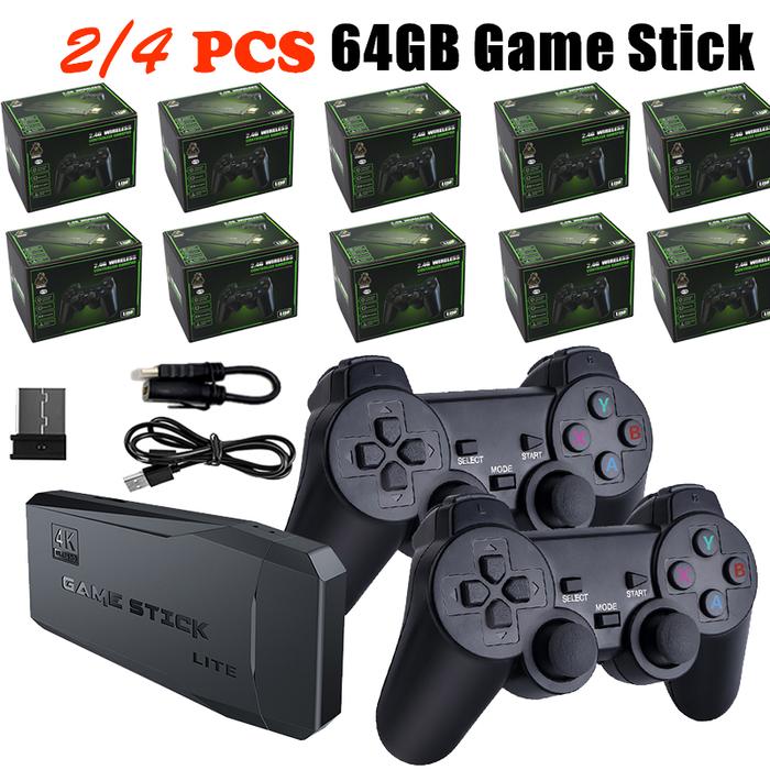 Gambar 2Pc 4Pc M8 Tongkat Game 4K Konsol Video Game 10000 Game 64Gb Pegangan dari ajristore099 undefined Tokopedia