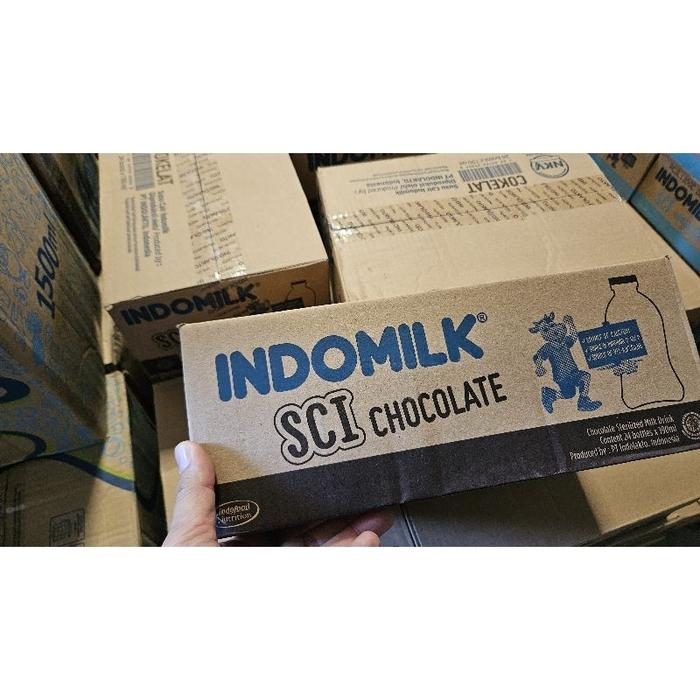 Gambar ED 12.24 CTN 24*190ML - SUSU INDOMILK BOTOL 190ML / INDOMILK PET - LivesusuTbk - Coklat dari Berkah270 undefined Tokopedia