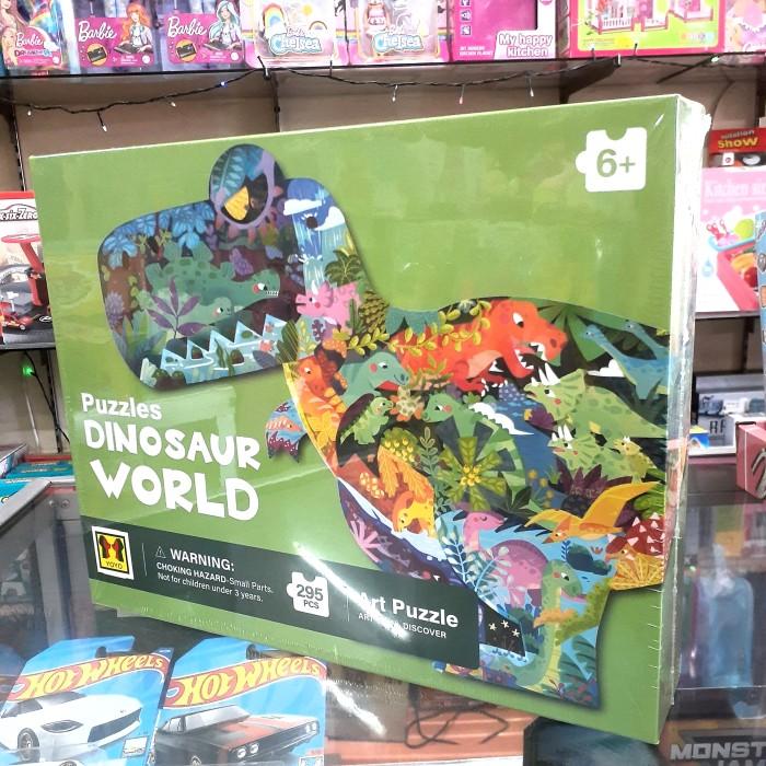 Gambar JIGSAW PUZZLES DINOSAUR 295pc ANIMAL FOREST 287pc Mainan Puzzle Hewan berkualitas - Dinosaur World dari Berkah Mart.id undefined Tokopedia