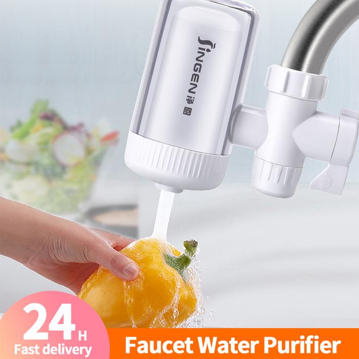 Gambar Long-Lasting Faucet Filter Washable Water Filtration System White dari ajipstore537 undefined Tokopedia