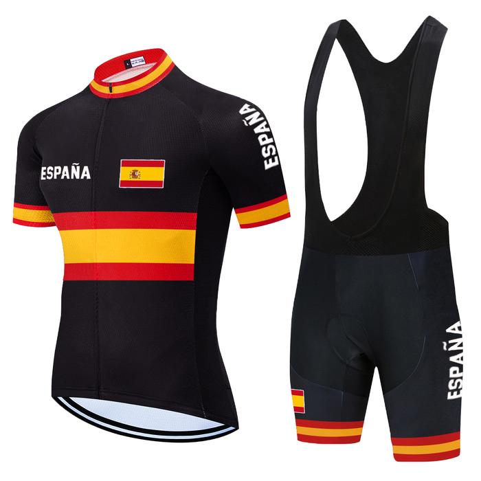 Gambar SPAIN Cycling Jersey Set ESPAÑA 2022 Team Summer Bicycle Cycling Clothing Bike Clothes Men Mountain Sports Ropa Ciclismo Hombre dari sahohadotcom undefined Tokopedia