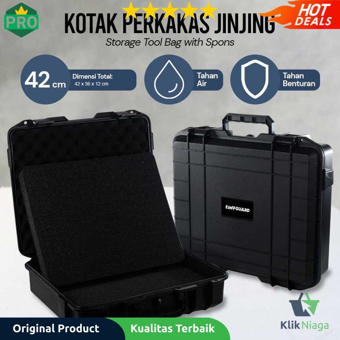 Gambar Kotak Perkakas Jinjing Storage Tool Box Bag with Sponge - TaffGUARD - 25cm dari KLIK NIAGA undefined Tokopedia