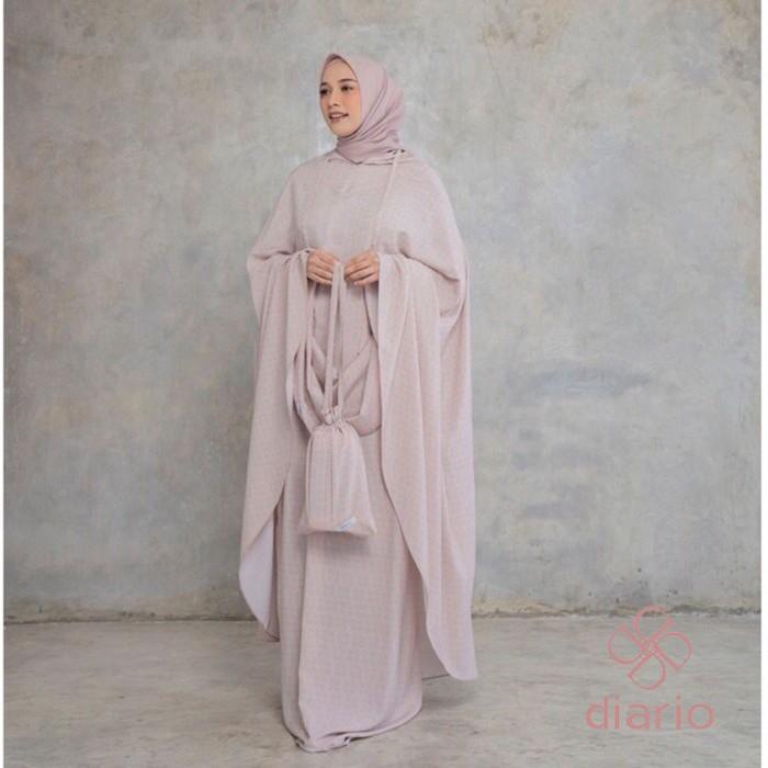 Gambar PTR Mukena Dewasa Rayon Lunara 2 in 1 Diario - Semolina dari Agrajaya undefined Tokopedia