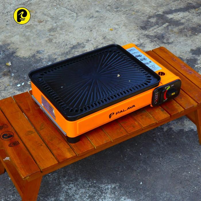 Gambar FLOWMAN Kompor Gas Portable BBQ 2 in 1  Panggang Portable campervan dari FLAMINGO CAMP undefined Tokopedia