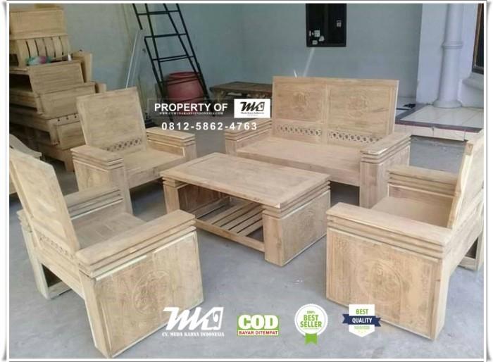 Gambar Terbaru Model Kursi Kayu Untuk Ruang Tamu Kayu Jati Produk Furniture Jepara Kode 695 - MENTAHAN dari Kini Creatife Store undefined Tokopedia
