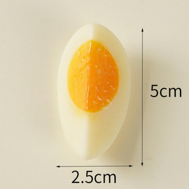 Gambar Telur Rebus Palsu EI Hiasan Boiled Egg Artificial Food Photography Properti Foto Props - Telur1/4 Orange dari KOPIPPUCINO undefined Tokopedia