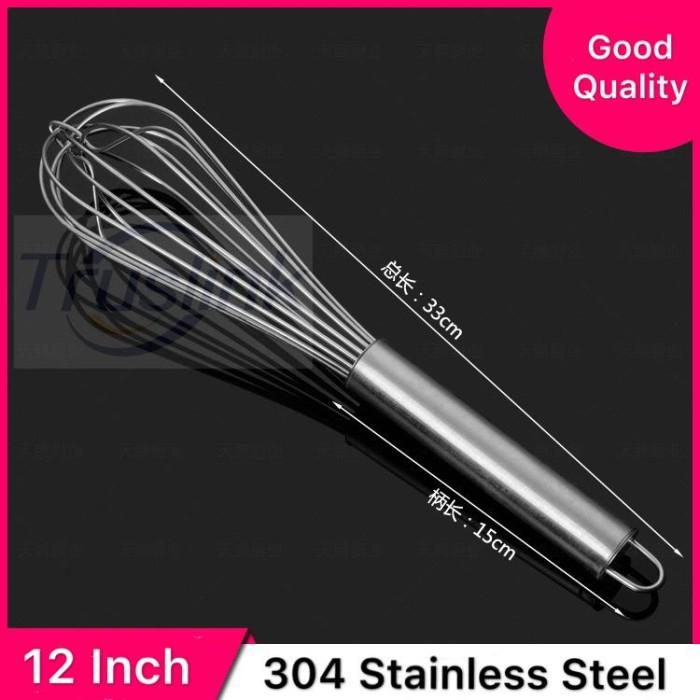 Gambar [ready] [sg sellertruslink 304 stainless steel egg beater hand blender spiral wire whisk mixer for baking cooking tools kitchen appliances balloon egg beater tool utensils [terlaris] [terbaik] dari Lavender Dreamss undefined Tokopedia