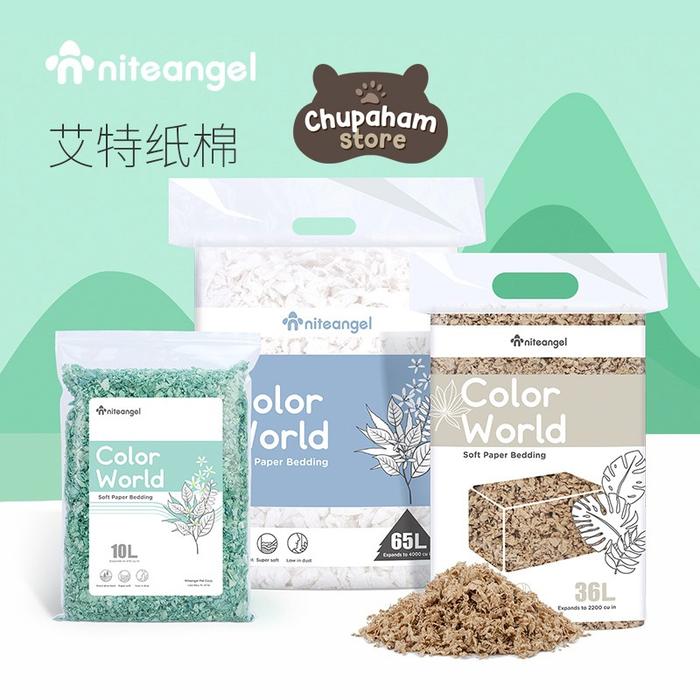 Gambar Niteangel Bedding / Alas Kandang Paper Tissue Bedding Serbuk Hamster Dwarf Syrian Gerbil Ulry dari Ulilamriy undefined Tokopedia