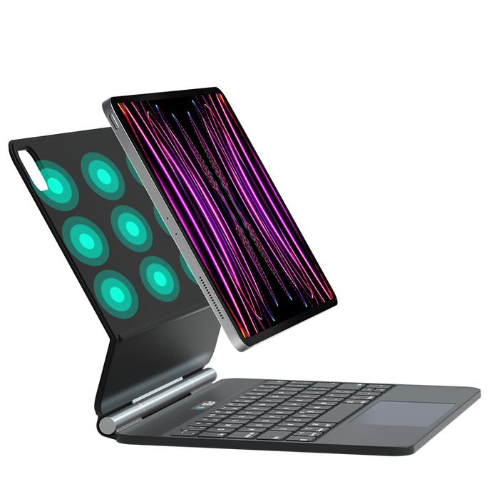 Gambar TOTU Magic Keyboard Case iPad Pro 11" 2018-22/Air 4/5 10.9"2020-22/iPad 10th Gen 2022 - Hitam, 10inch dari Jenessca Shop undefined Tokopedia