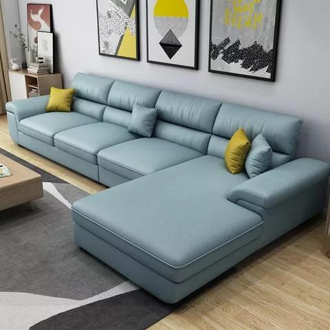 Gambar Terbaru Sofa L Modern Furniture Ruang Tamu Minimalis Modern Kode 836 dari Kini Creatife Store undefined Tokopedia