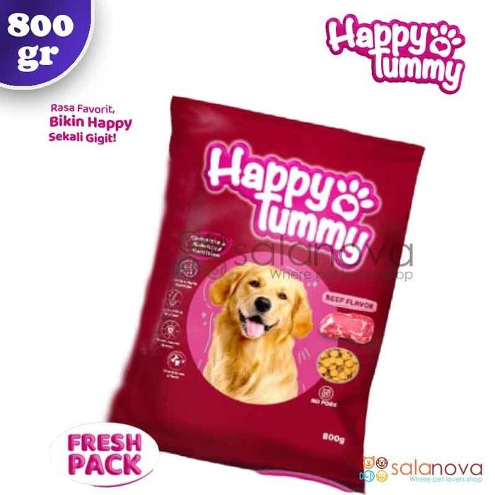 Gambar Happy Tummy Dog 800gr Makanan Anjing - Beef dari salanova undefined Tokopedia