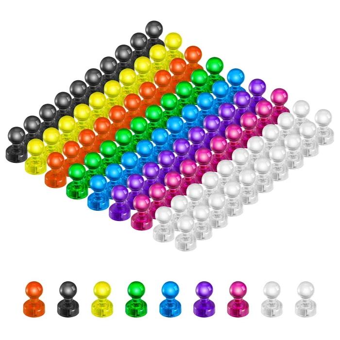 Gambar 50/80PCS Push Pin Magnets Office Magnets Use Kitchen Home And School dari RIKA SOLIHAT 41 undefined Tokopedia