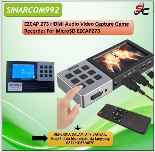 Gambar STOK TERBATAS EZCAP 273 HDMI AUDIO VIDEO CAPTURE GAME RECORDER FOR MICROSD EZCAP273 KODE 703 - Ezcap dari ATUNMARSHOPYAI56 undefined Tokopedia