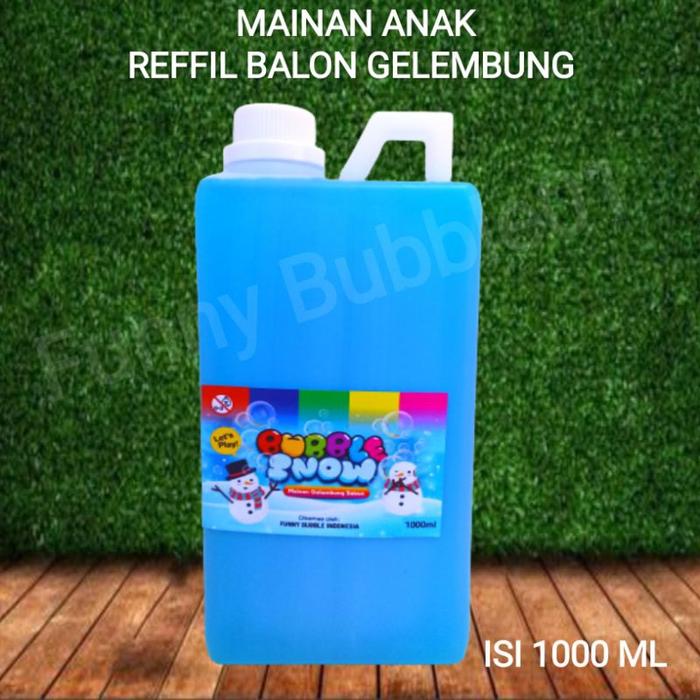 Gambar bubble gun 1000 ml | Isi ulang Balon gelembung terbaru berkualitas - Biru dari berkah mainan2 undefined Tokopedia