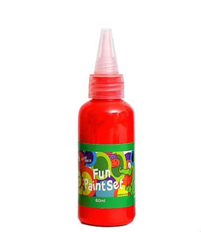 Gambar AST Children Complete Painting Supplies Finger Paint Brush Roller Paint - Red Paint dari DERRISTOREi90 undefined Tokopedia
