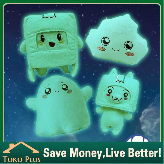 Gambar Boneka Lankybox Glow in the dark Boneka Foxy Rocky Boxy lankybox plush dari HARTINI STORE68 undefined Tokopedia