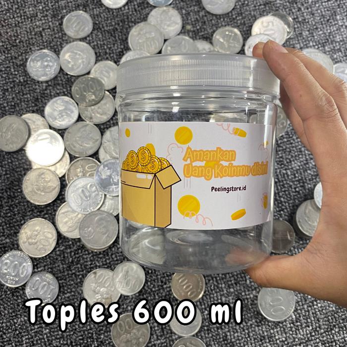 Gambar CELENGAN KOIN CELENGAN UANG RECEH - ToplesKoin 600 dari Peeling Store undefined Tokopedia
