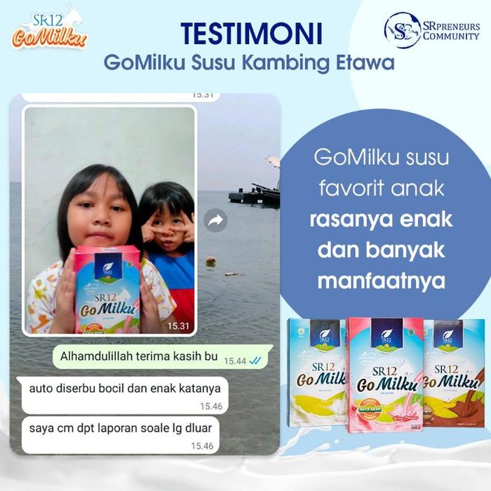Gambar GO MILKU SR12 SUSU KAMBING ETAWA HALAL BPOM MENINGKATKAN KESEHATAN IMUN TUBUH/ Susu Kambing Gak Bau Amis dari toko jaya bakti undefined Tokopedia