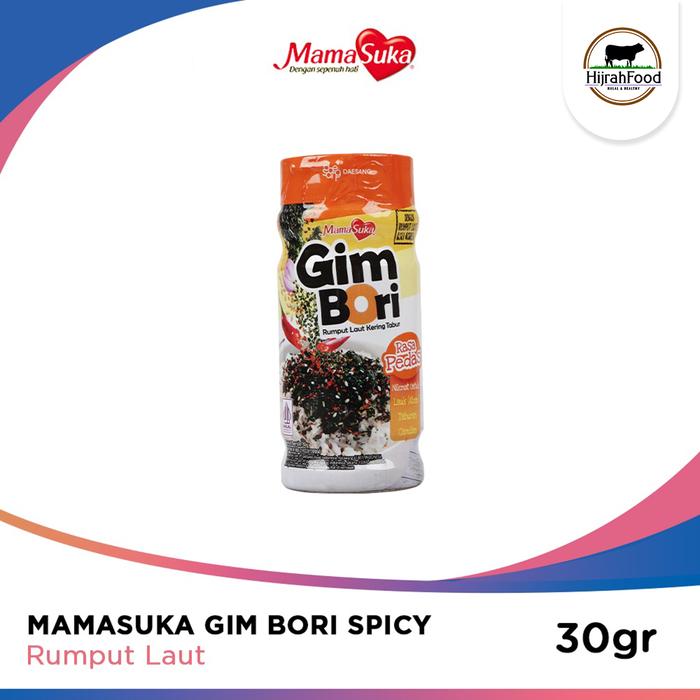 Gambar MamaSuka Gim Bori - Nori Tabur Botol | Rumput Laut Panggang - Spicy / Pedas dari Hijrahfood Meatshop Galaxy Bekasi undefined Tokopedia