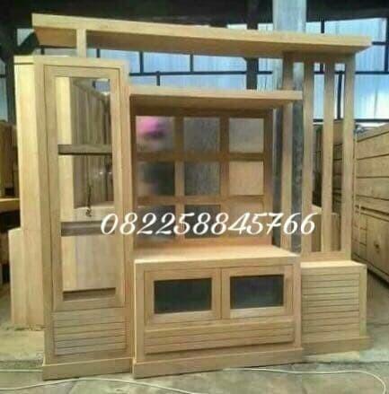 Gambar Terlaris Furniture Jepara Bufet Tv Rak Boneka Sekat Ruang Tamu Model Minimalis Kode 669 dari Kini Creatife Store undefined Tokopedia