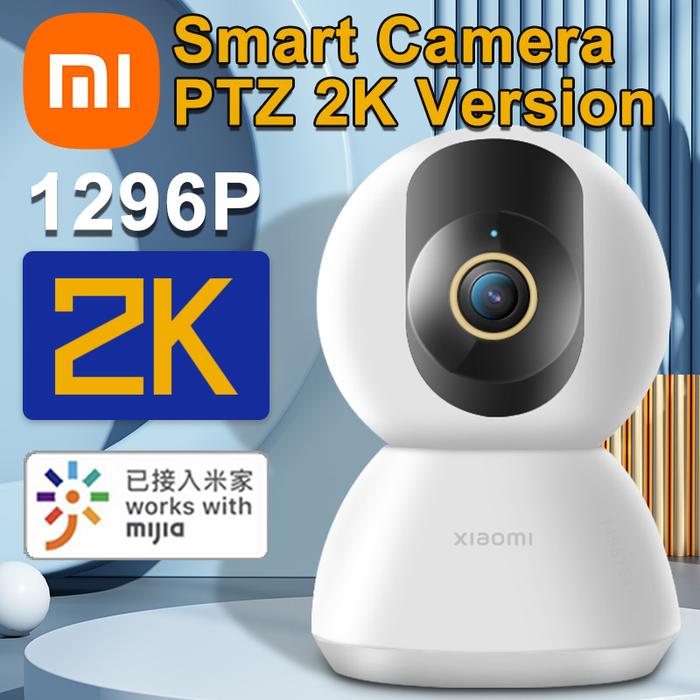 Xiaomi Security Camera Ptz 360 Smart Home 2k Baby Monitor 1296x2304p Hd  Night Vision Webcam Ai Panoramic Camera Work With Mijia