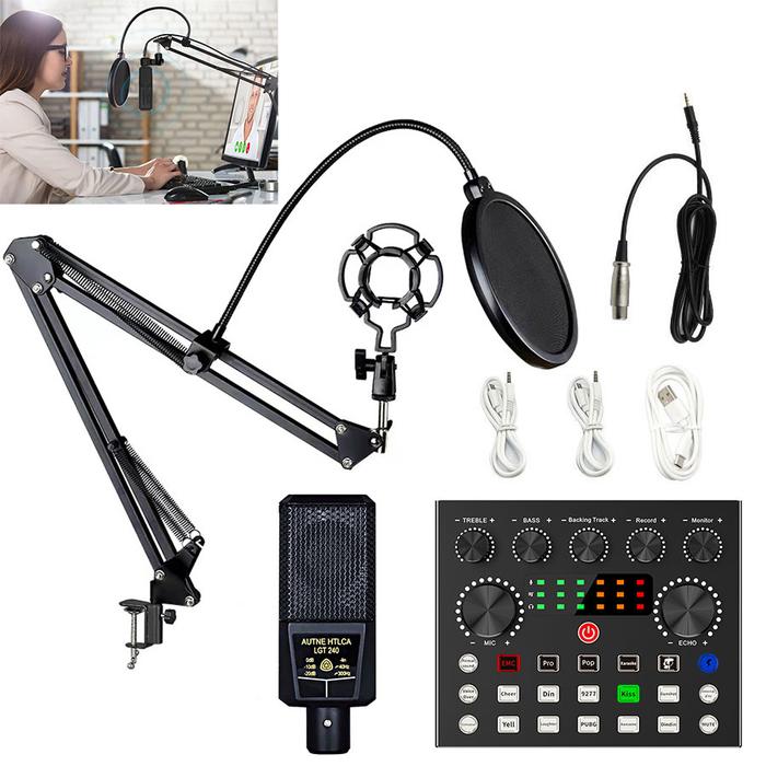 Gambar Professional Podcast Music Studio Recording Equipment Set Karaoke dari Pronema Shop undefined Tokopedia