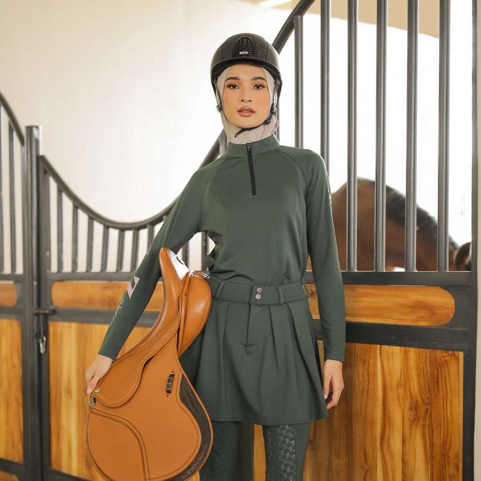 Gambar Equestrian Base Layer Army Green Active ZS - S dari Zaskia Sungkar Jakarta undefined Tokopedia