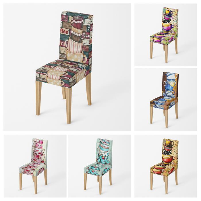 Gambar SJ Home chair cover for kitchen Natural and Animal Styles adjustabl dari Starlight Jaya undefined Tokopedia