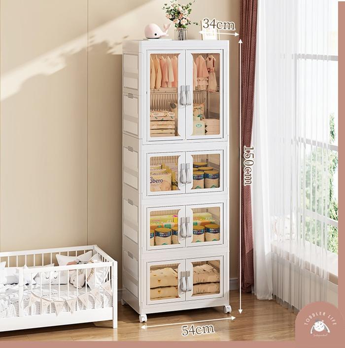 Gambar 【READY STOCK】Clothing Storage Cabinet | Installation Free Children's W dari Tabriiz9 undefined Tokopedia