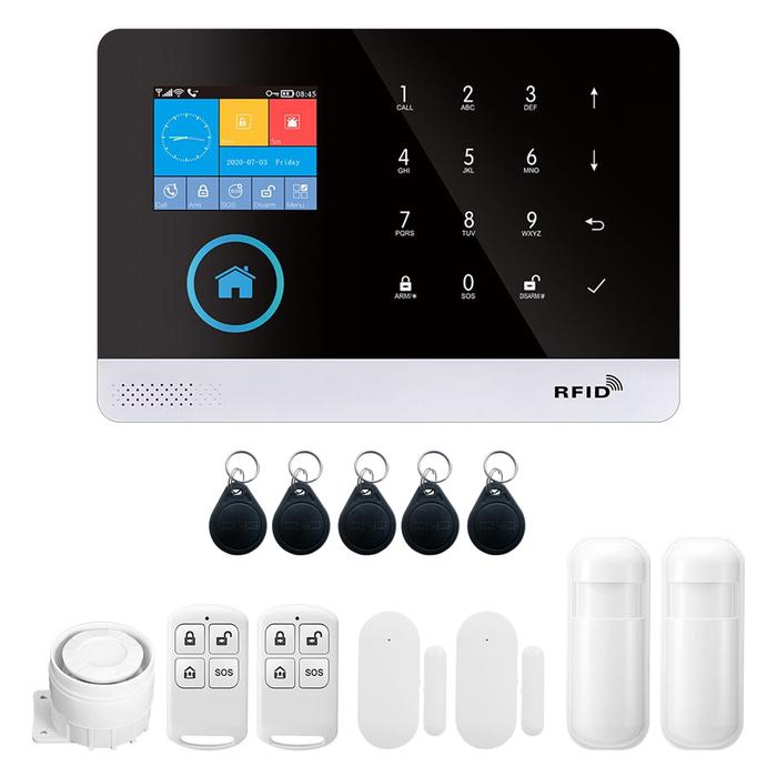 Gambar UT Home Alarm Wireless WIFI 433MHz Home Security Alarm System For Tu dari Untung Tube undefined Tokopedia