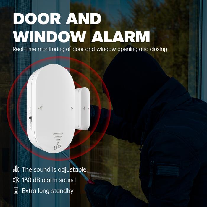 Gambar UT Door Window Alarm 130dB Loud Door Window Home Alarm Baby Security dari Untung Tube undefined Tokopedia