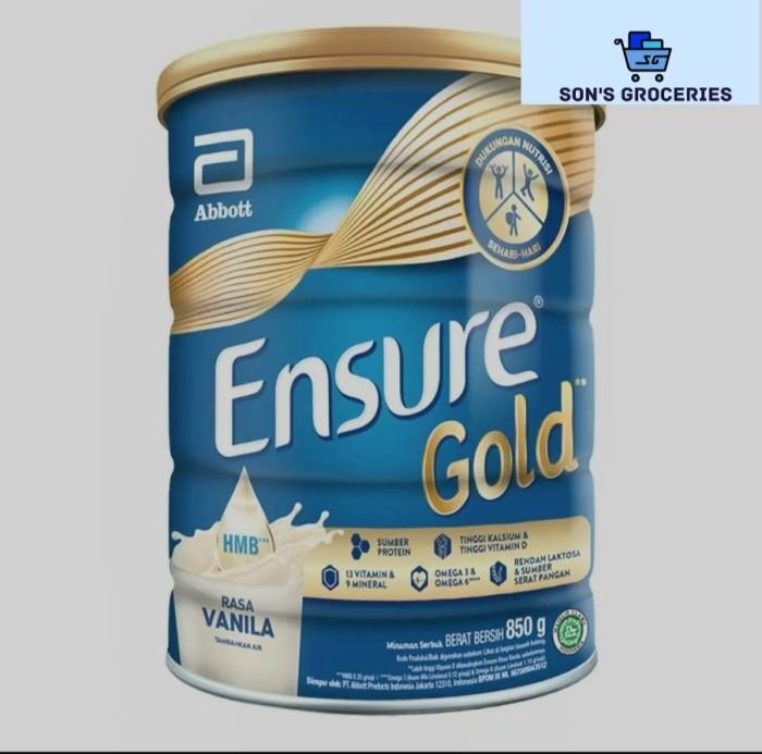 Gambar PPC Ensure Gold HMB Vanila 850g - Susu Nutrisi Dewasa Rendah Laktosa dari Hagan Sen undefined Tokopedia