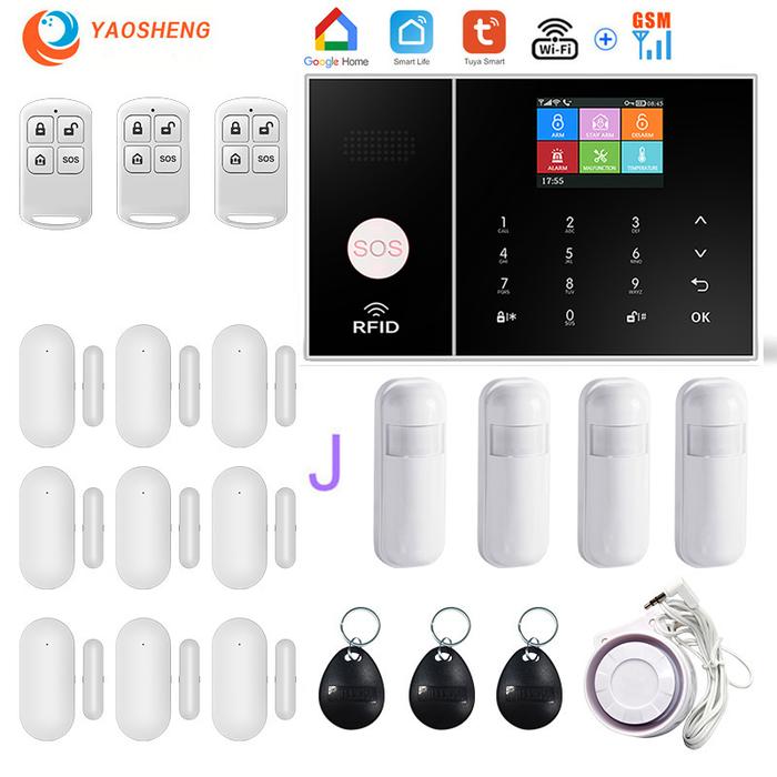 Gambar UT New WIFI GSM Wireless Burglar Home Security Alarm System With Mot dari Untung Tube undefined Tokopedia