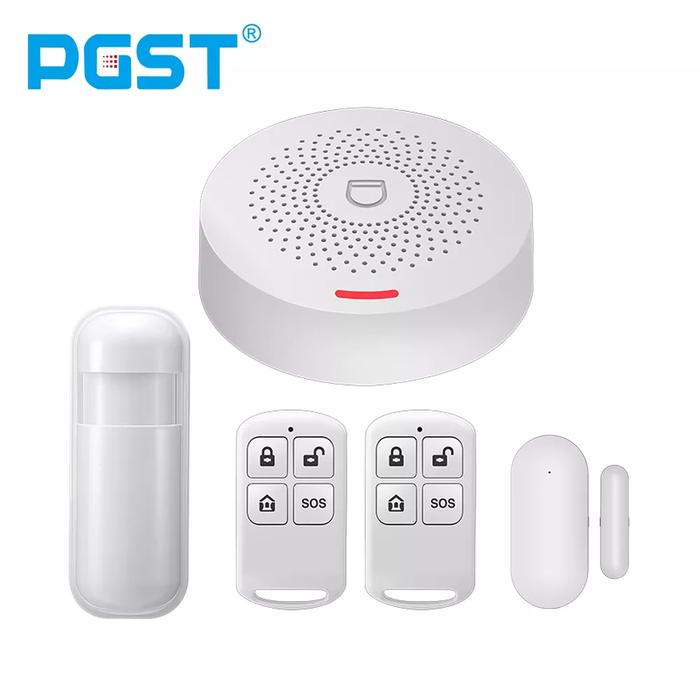 Gambar UT PGST PW150 Tuya WIFI Home Alarm System Wireless Security Burglar dari Untung Tube undefined Tokopedia