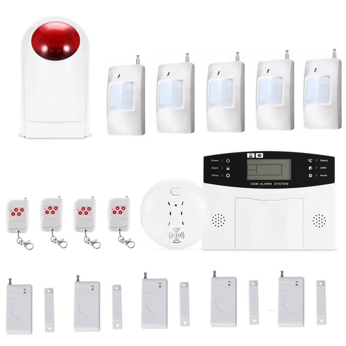 Gambar UT GSM Wireless Home Alarm System Security Alarm Kits With PIR Senso dari Untung Tube undefined Tokopedia