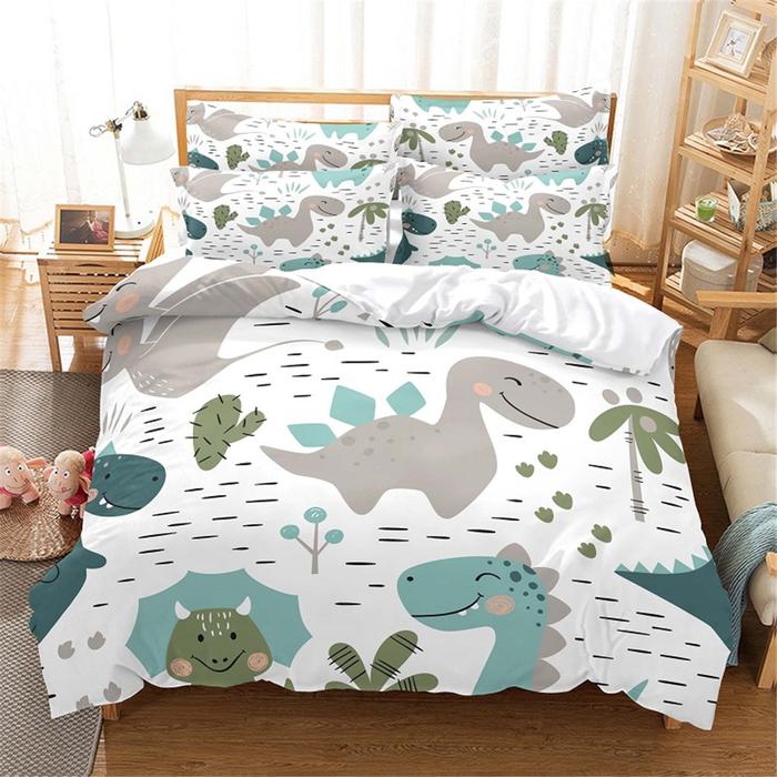 Gambar 3D Dinosaur Bedding Set Queen Bedding Duvet Cover Set Bedding Set Bed dari bisnis111 undefined Tokopedia