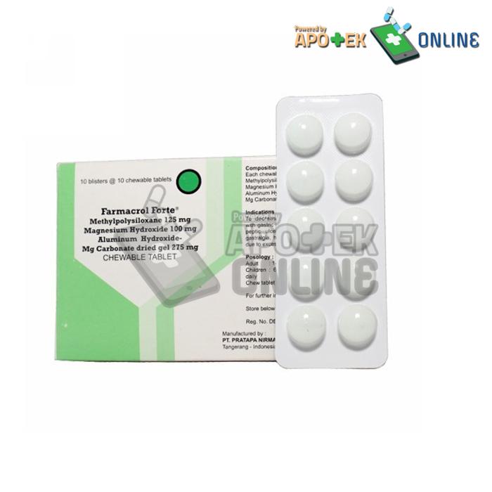 Gambar FARMACROL FORTE CHEW 1 STRIP 10 TABLET dari Apotek Sumber Waras Putera Kepanjenkidul undefined Tokopedia