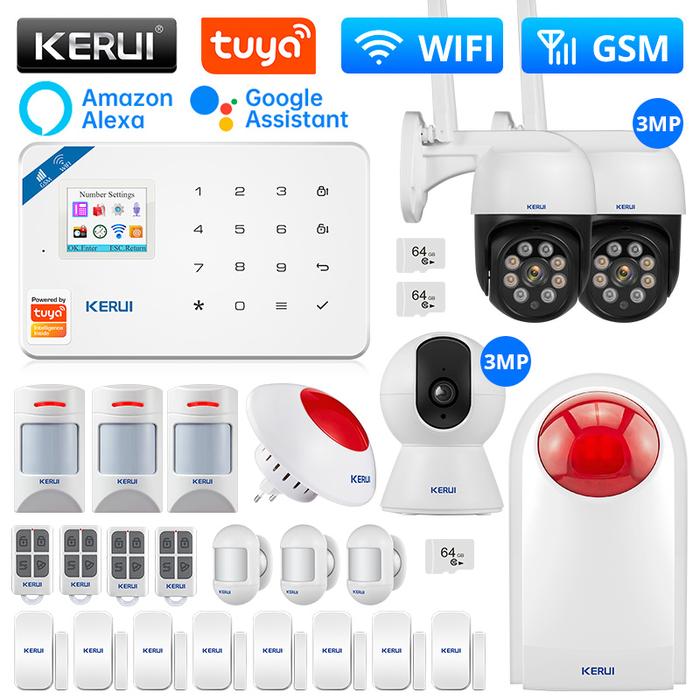 Gambar UT KERUI W181 Alarm System for Smart Home Burglar Security 433MHz Wi dari Untung Tube undefined Tokopedia